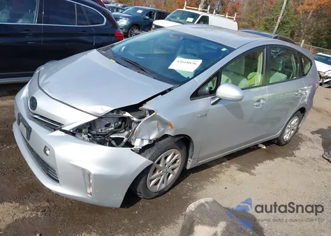 2012 Toyota Prius V Two from USA, damaged, VIN JTDZN3EUXC3169497
